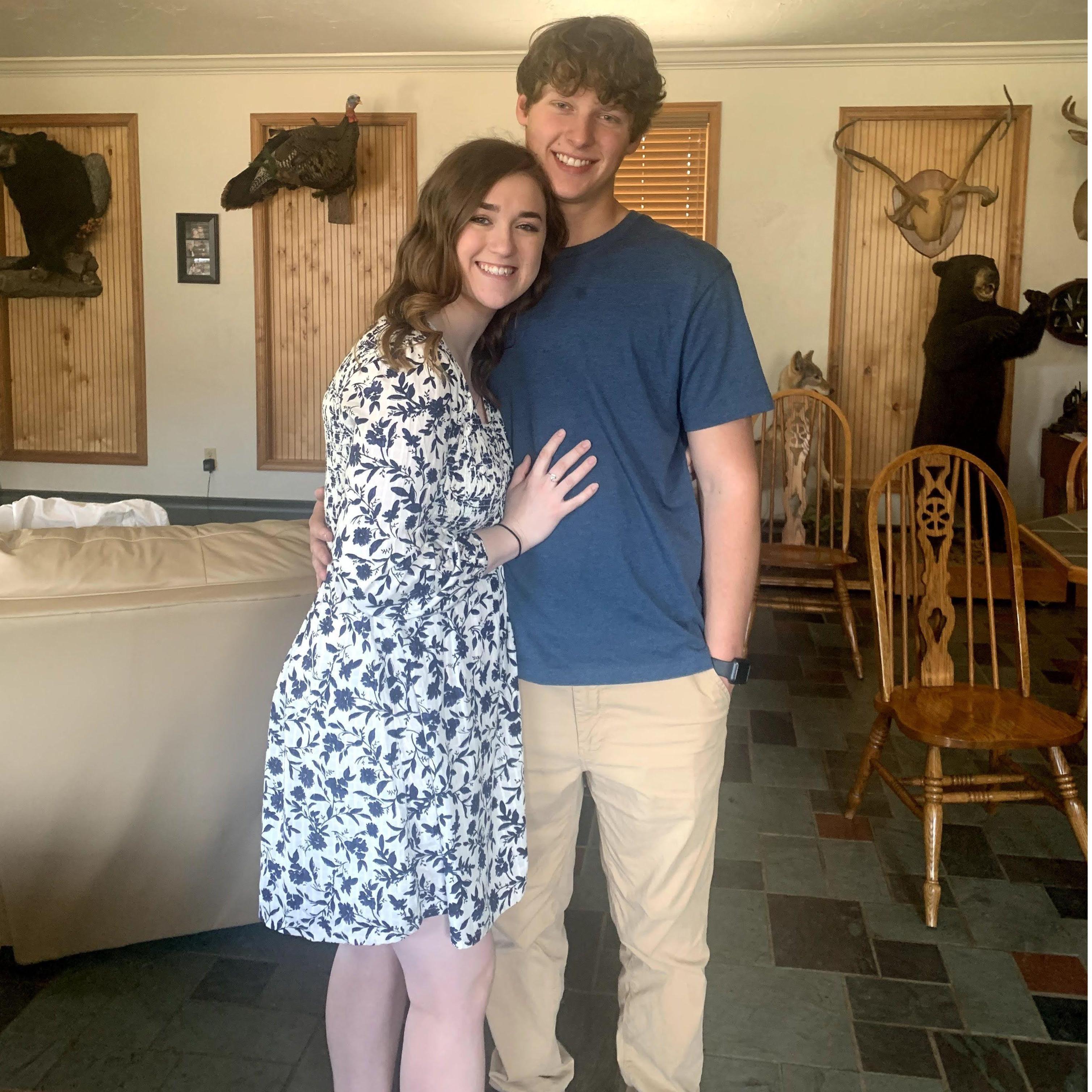 Easter 2021 (Right before Tanner flipped us in a side by side)