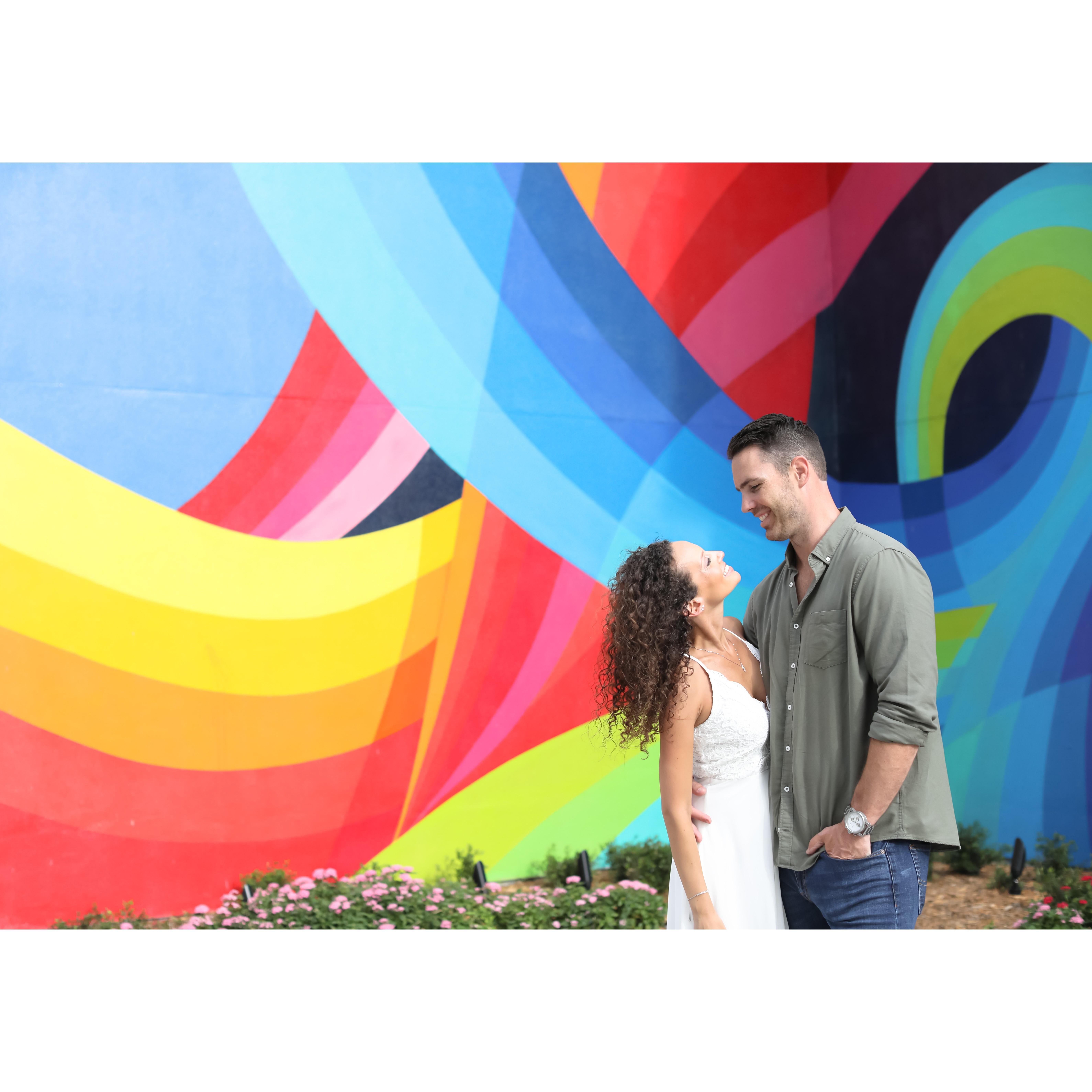 Engagement pictures in Downtown St. Petersburg