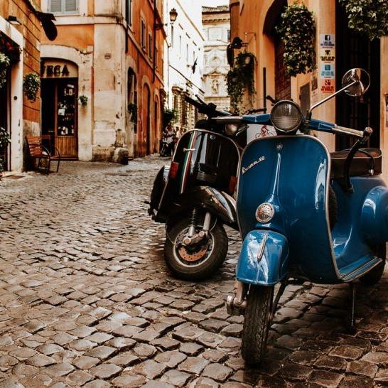 Vespa Ride in Italy