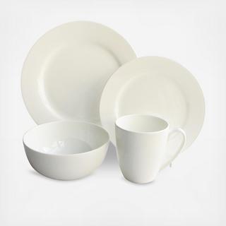 Classique Rim 16-Piece Dinnerware Set, Service for 4