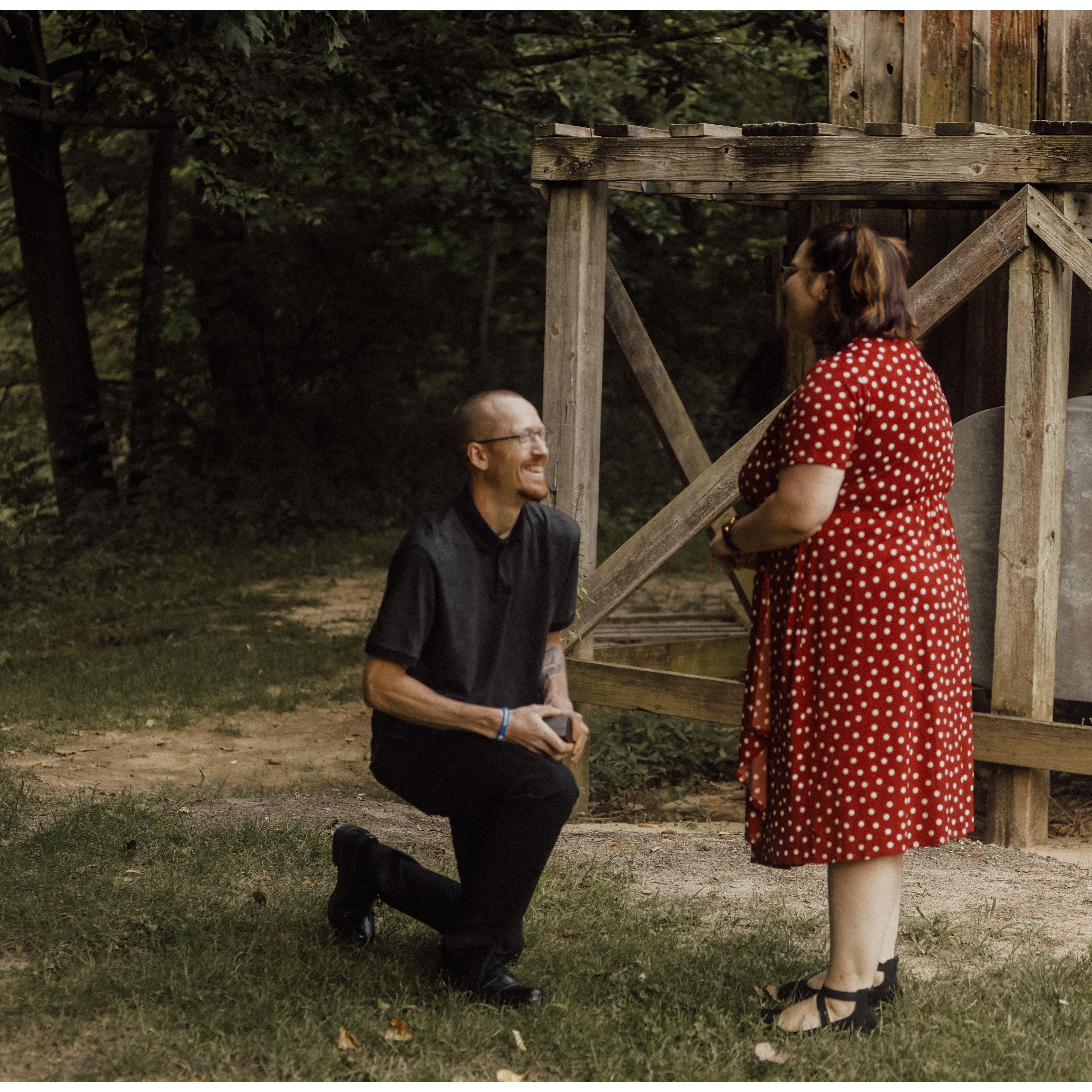 Jimmy popping the question