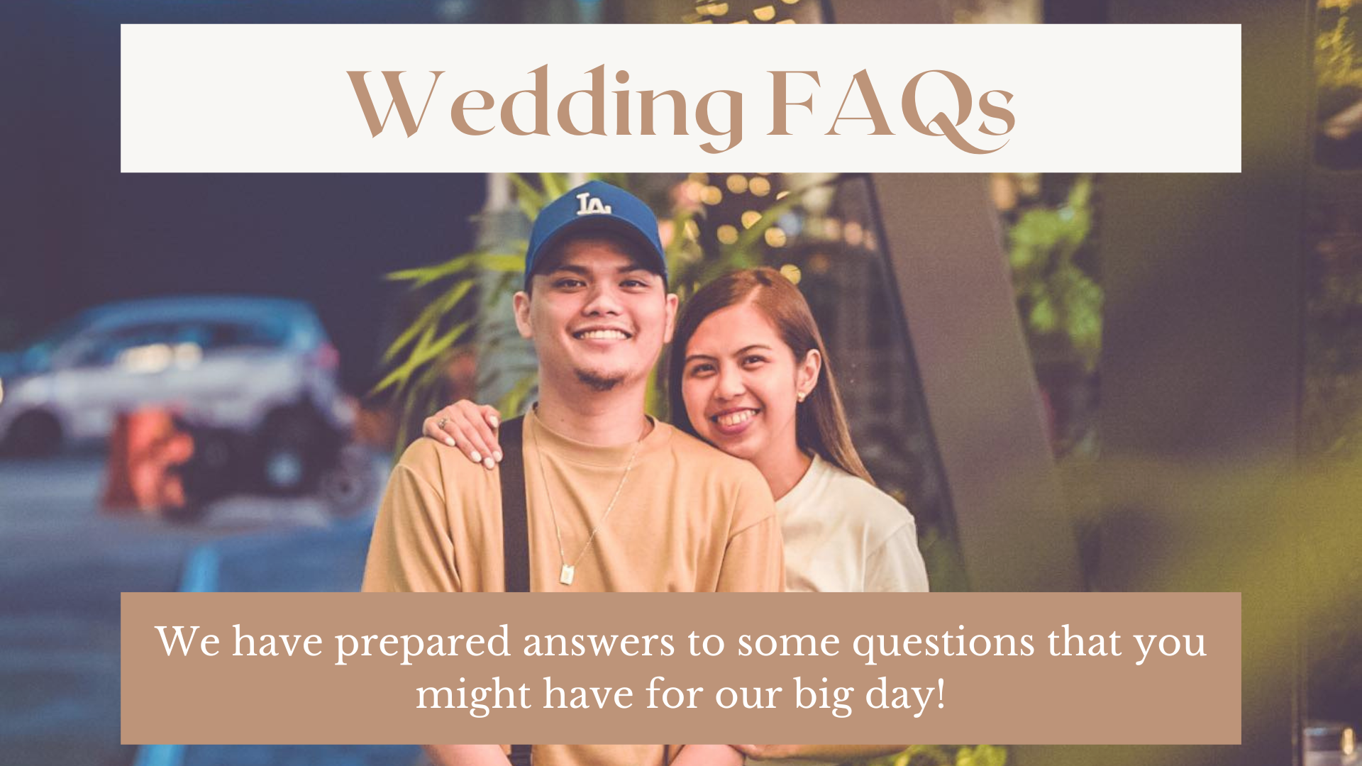 The Wedding Website of Shanice Luna and Juan Noel Noveno