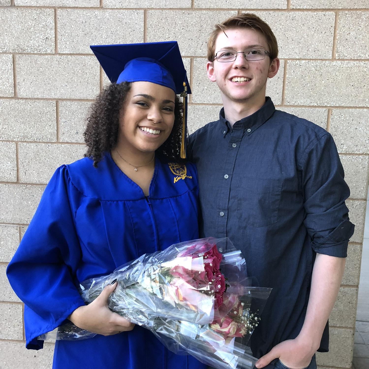 Eve’s high school graduation in 2018.