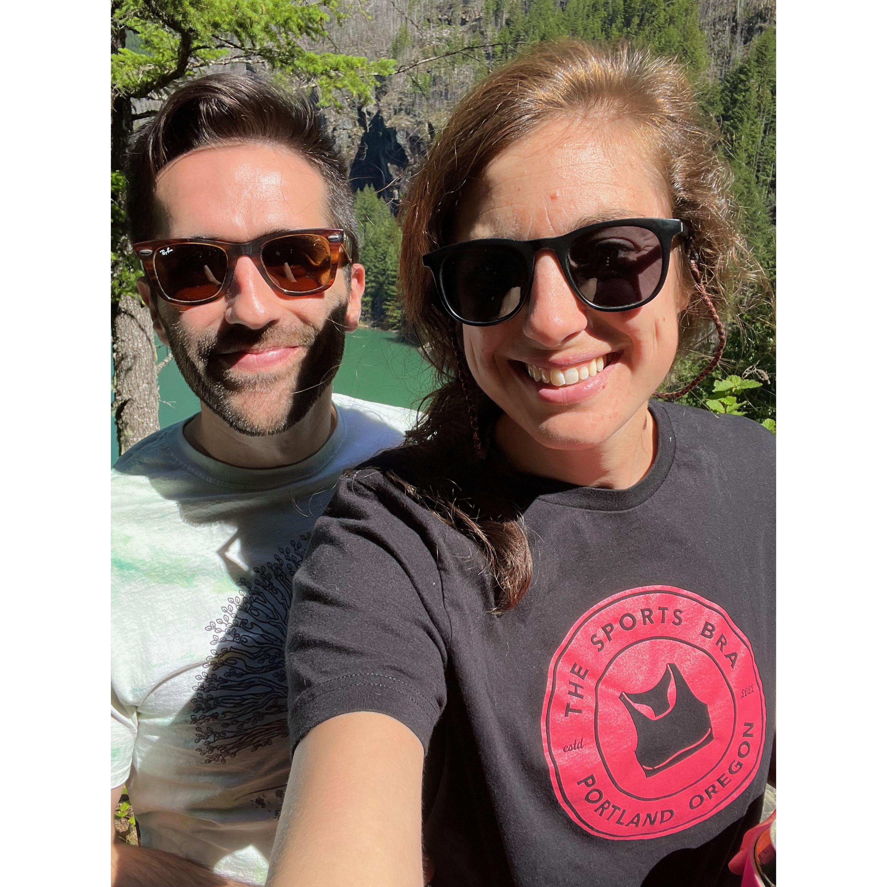 On our first trip to the North Cascades together!