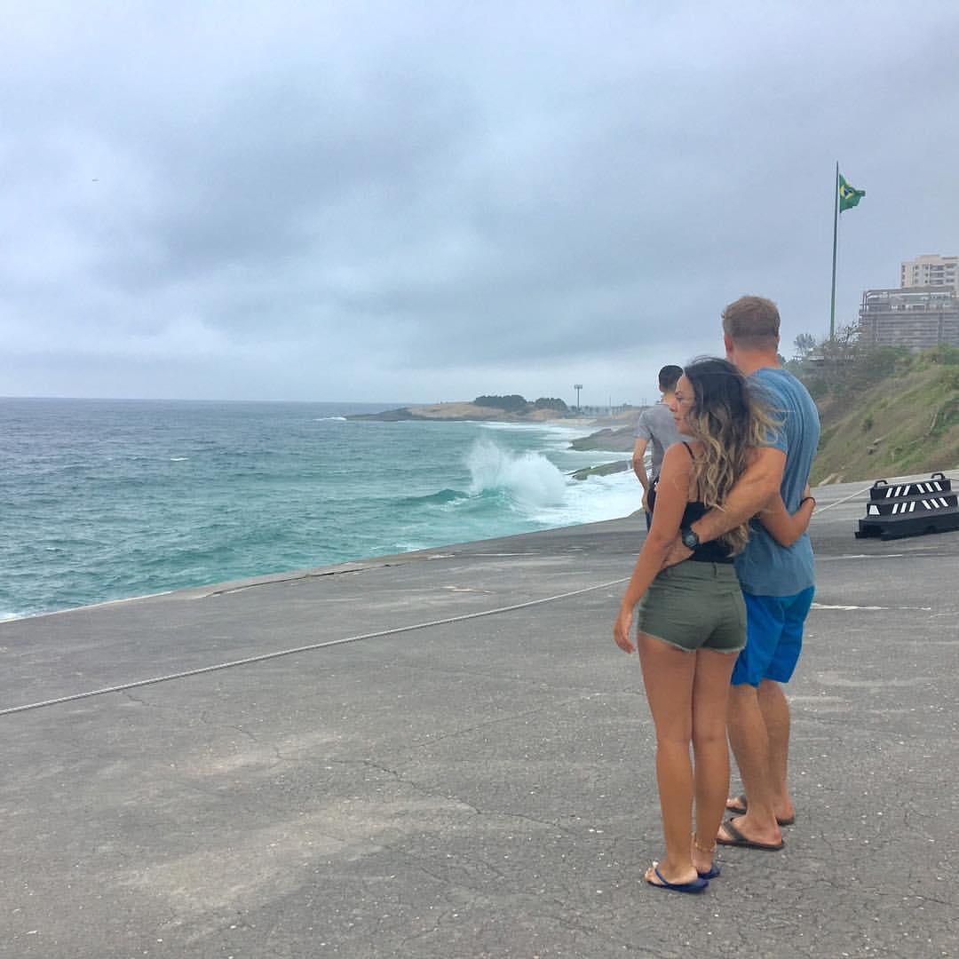 First time we went to Brazil together. He got to see where I grew up, and met all my family and friends.