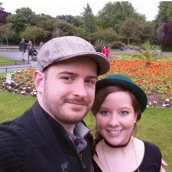 This was from our first trip together, in Ireland. We found these hats in a market in Dublin and felt terribly Irish in them.