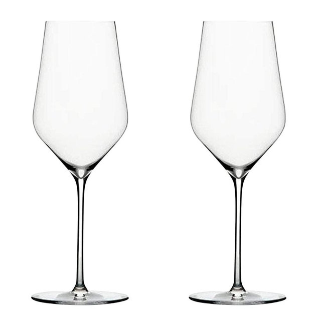 Zalto Denk'Art White Hand-Blown Crystal Wine Glasses | Set of 2 Single Packed Boxes