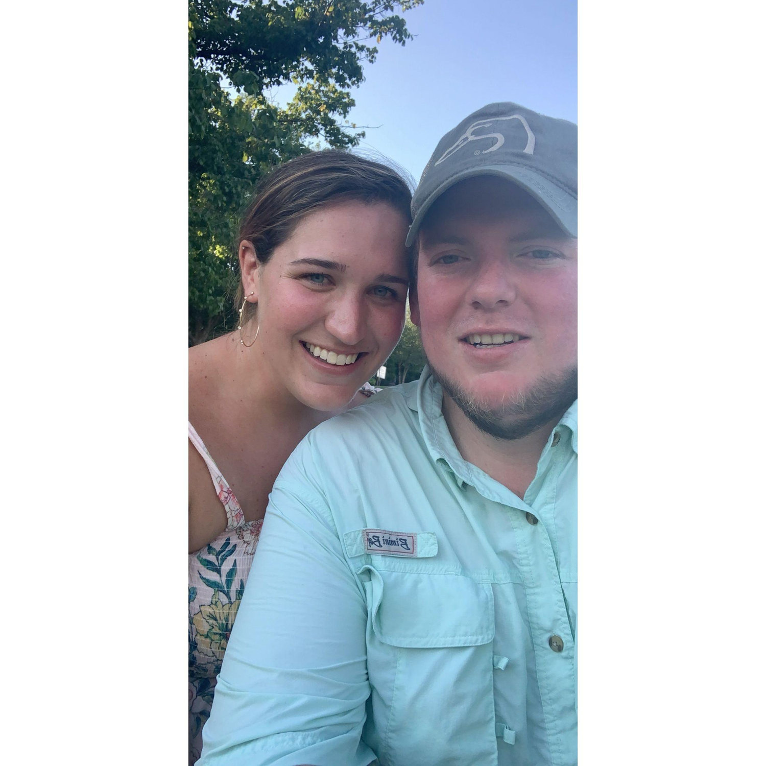 The day we started dating! We were at Arrington Vineyards just outside of Nashville.