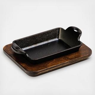 Heat-Treated Rectangular Cast Iron Mini Server