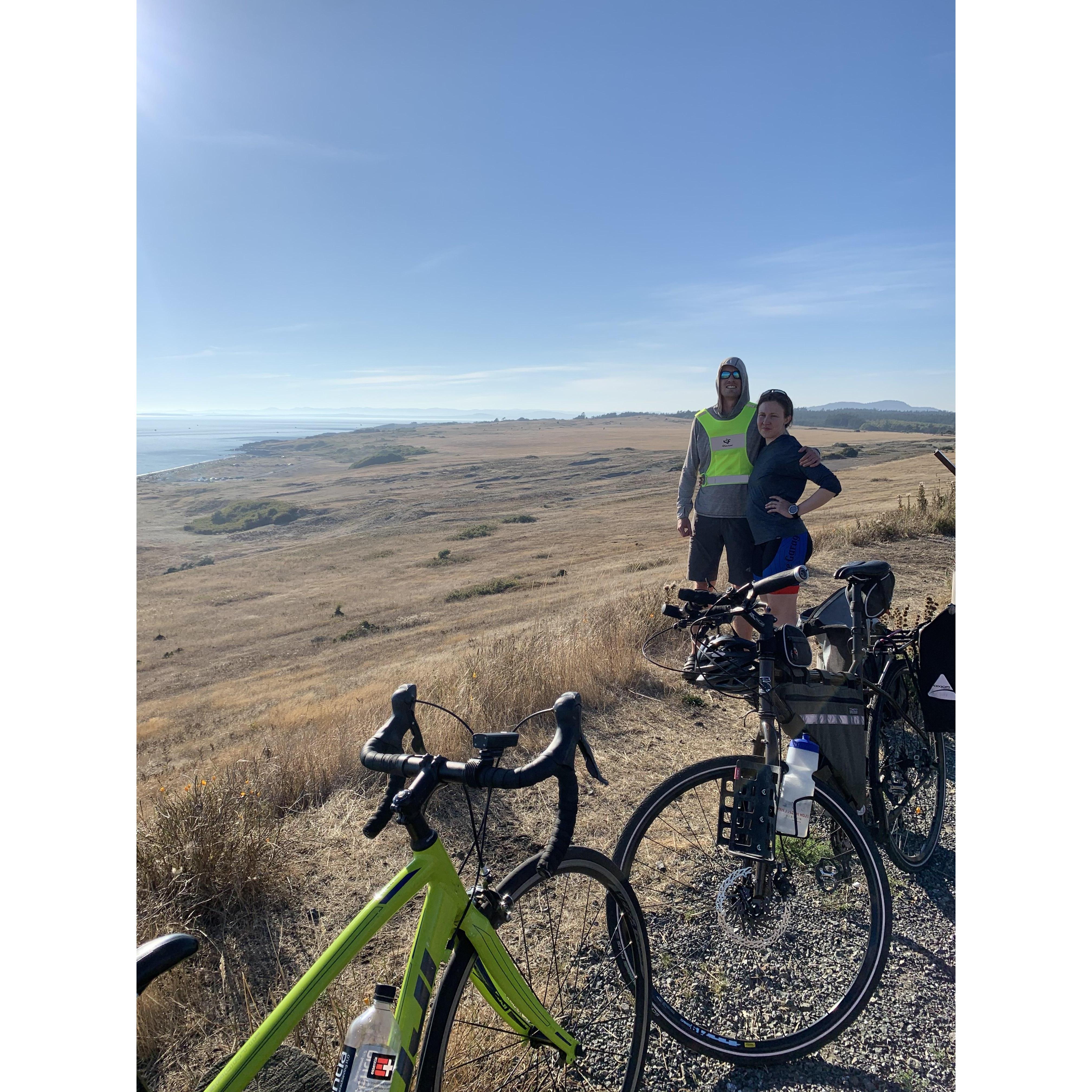 Bike trip, San Juan Island, WA, 2020