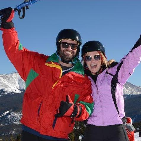 Our first ski trip together