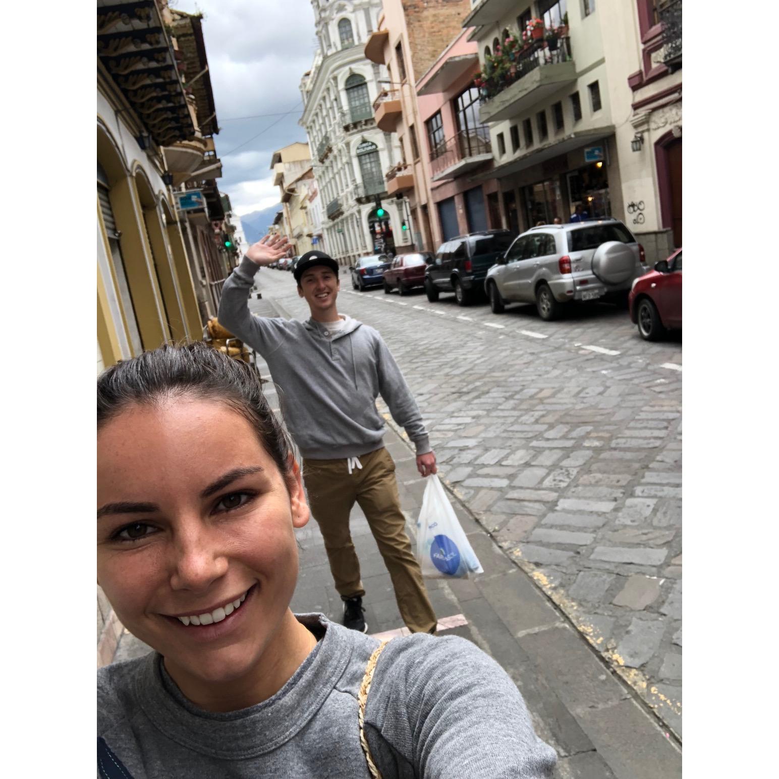 Exploring Cuenca, Ecuador while visiting for friends Jerry & Angie's wedding