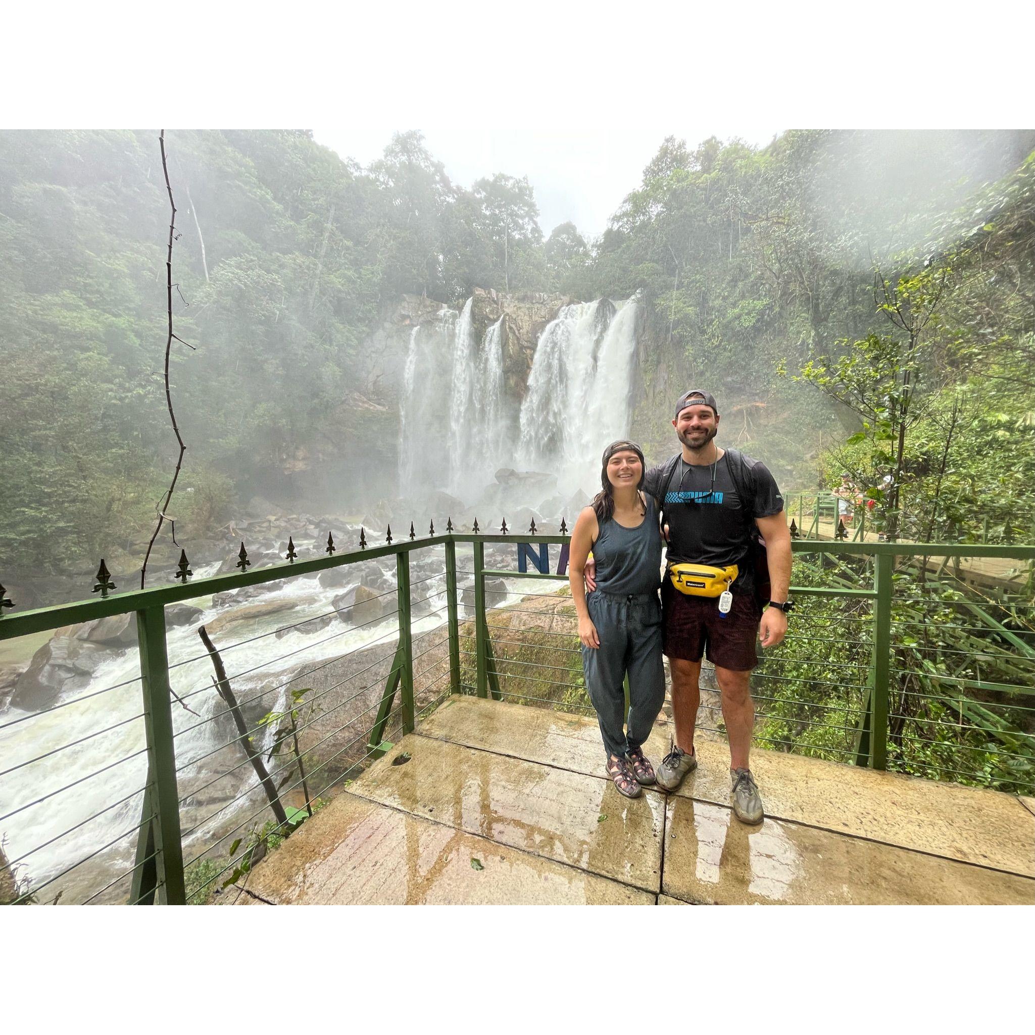 Waterfall hike in Costa Rica!