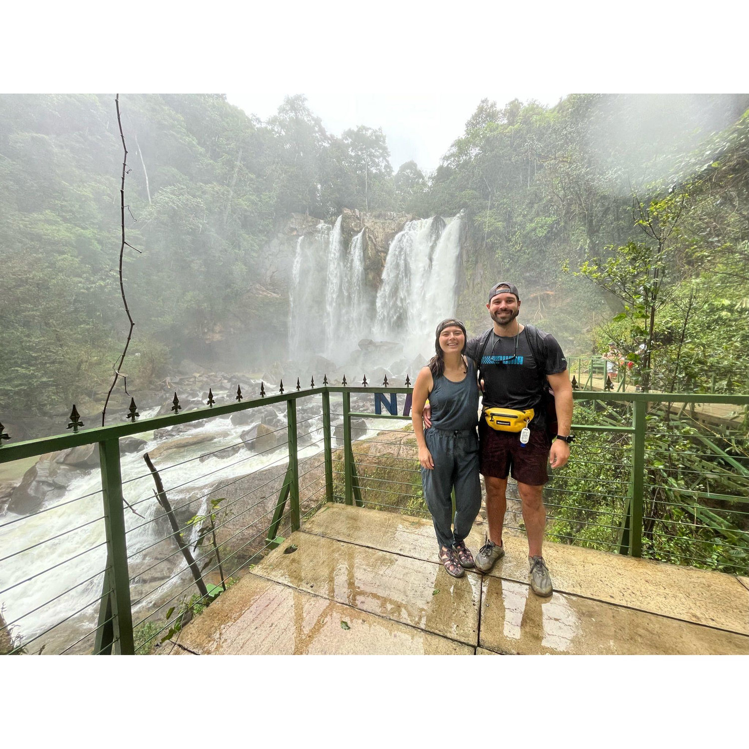 Waterfall hike in Costa Rica!
