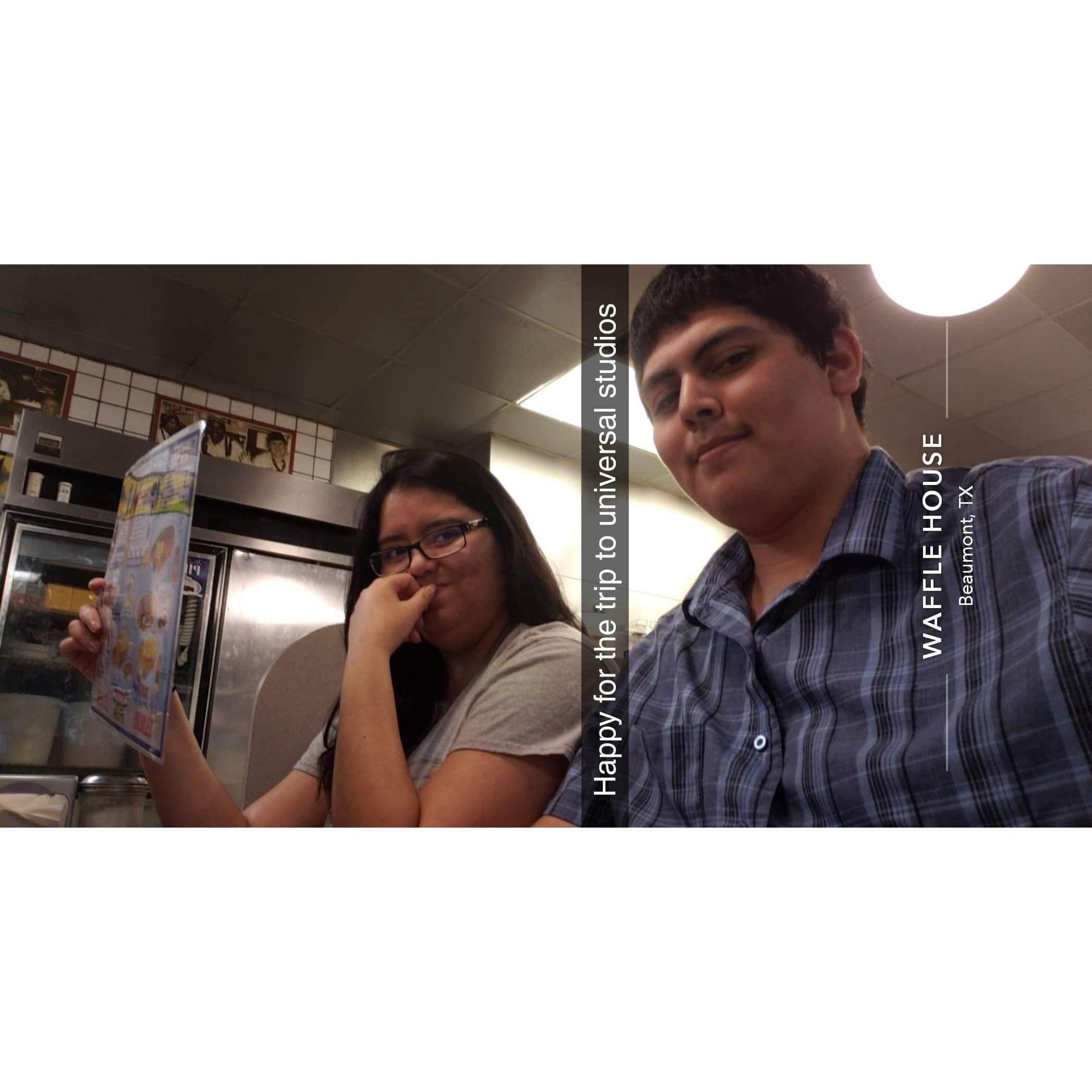 Gotta stop for Waffle House