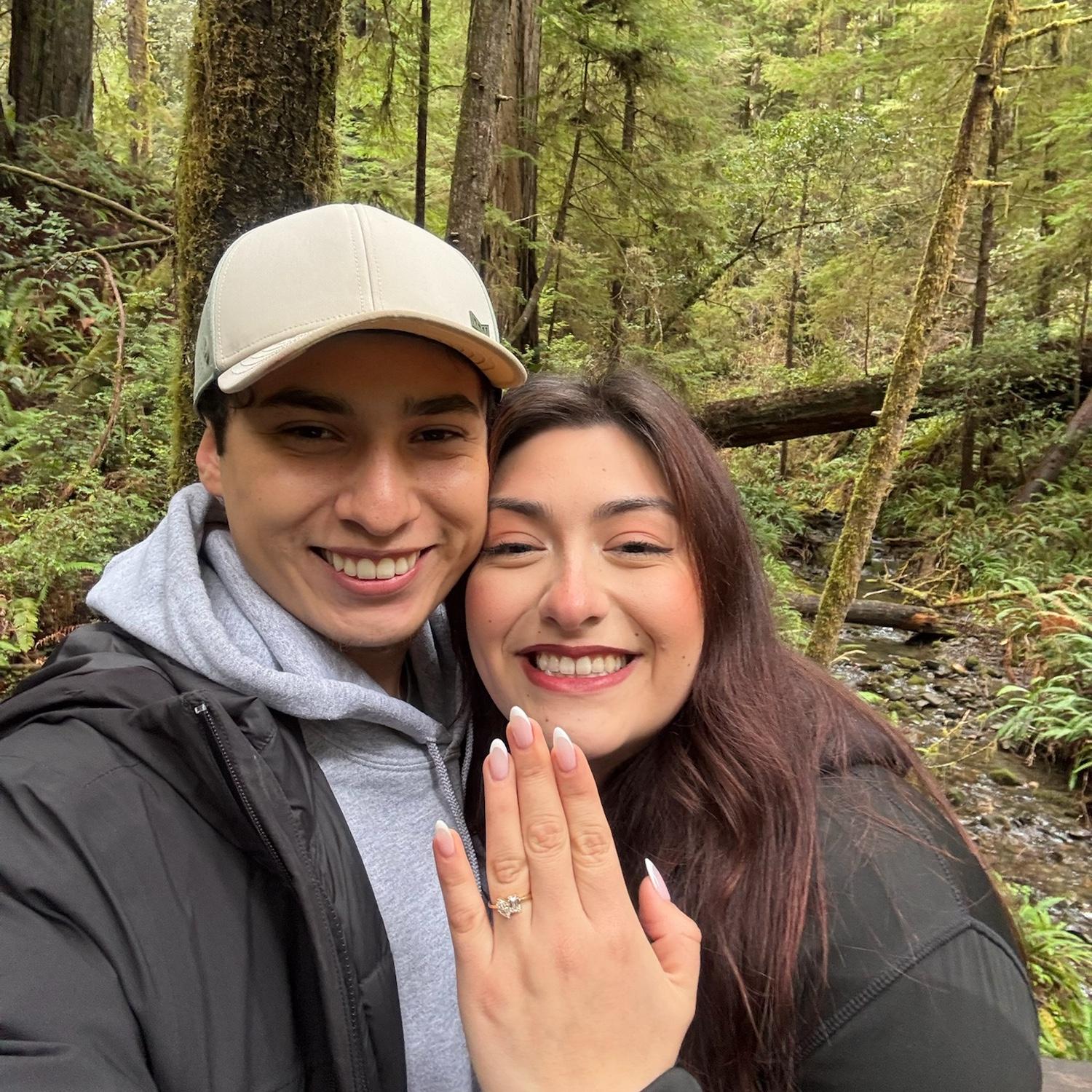 The day we got engaged!
