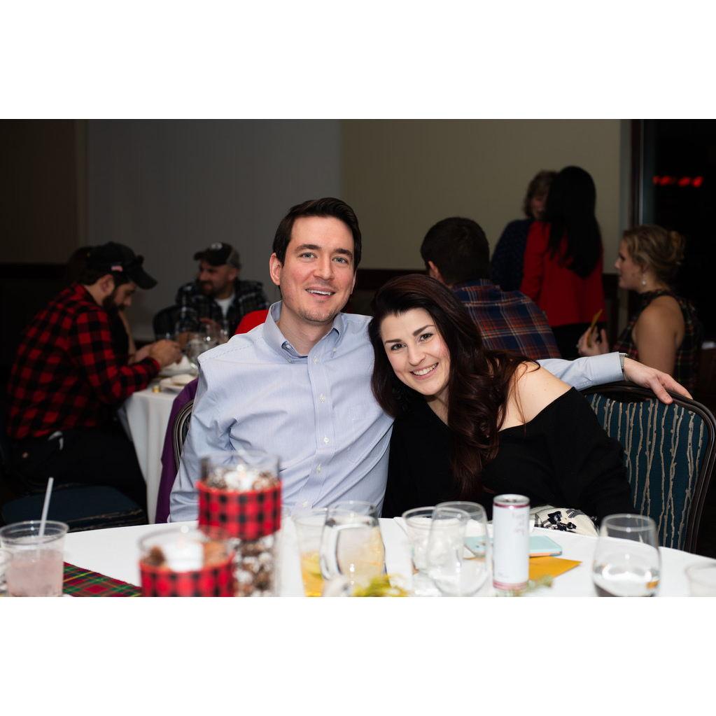 At a company Christmas party