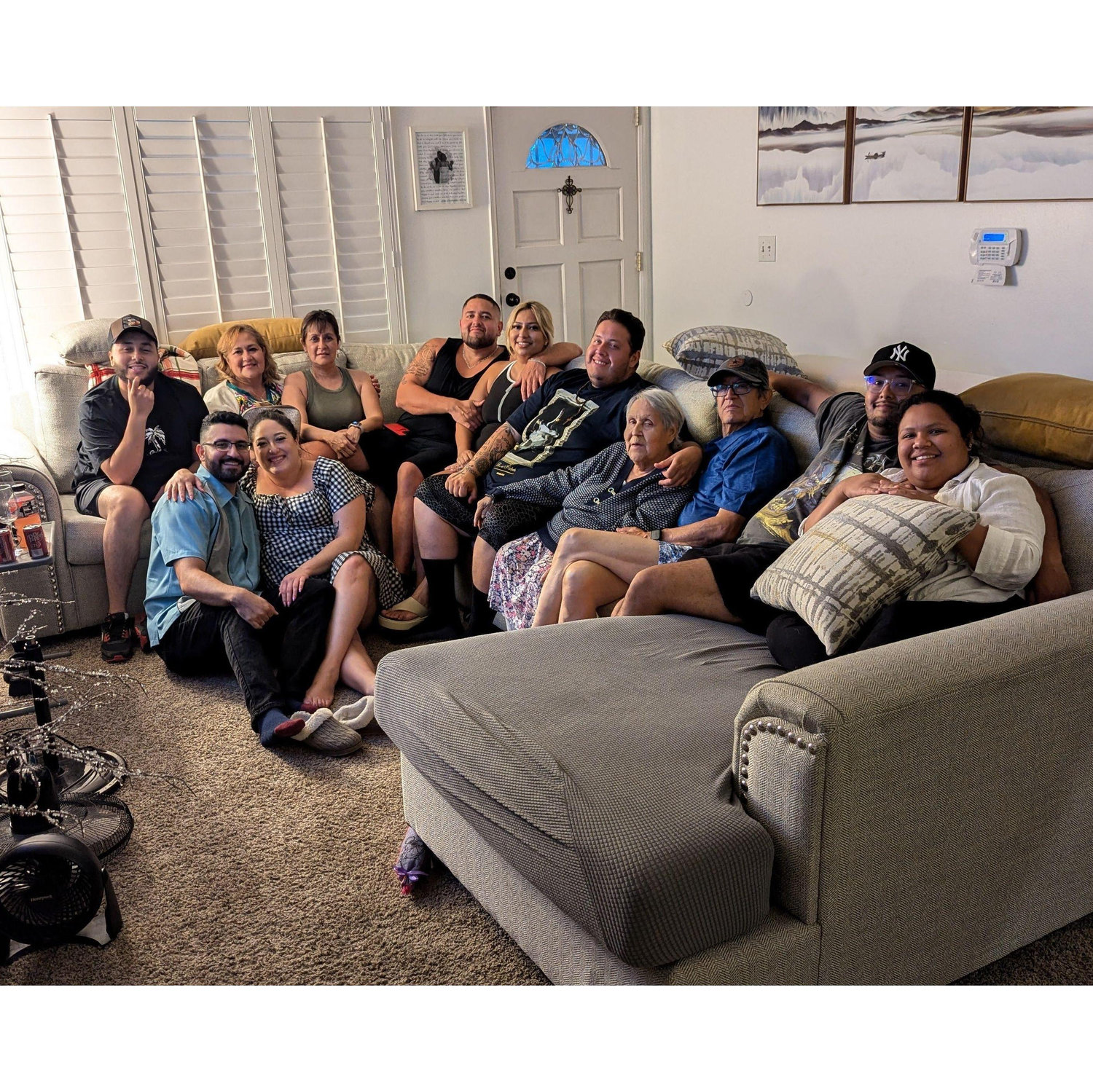 Summertime gatherings at casa Castillejos.
