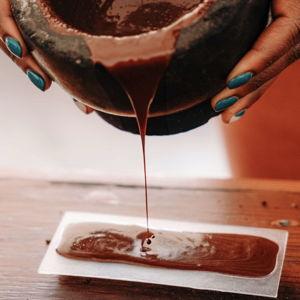 Chocolate making class at Hotel Chocolat