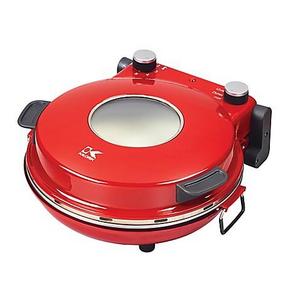 Kalorik High-Heat Stone Pizza Oven in Red