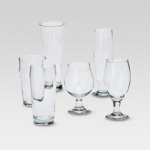 6pc Assorted Beer Glasses Set - Threshold™