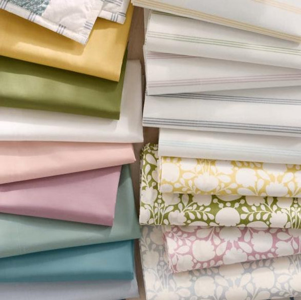 Siesta Solid Organic-Cotton Percale Sheet set - queen