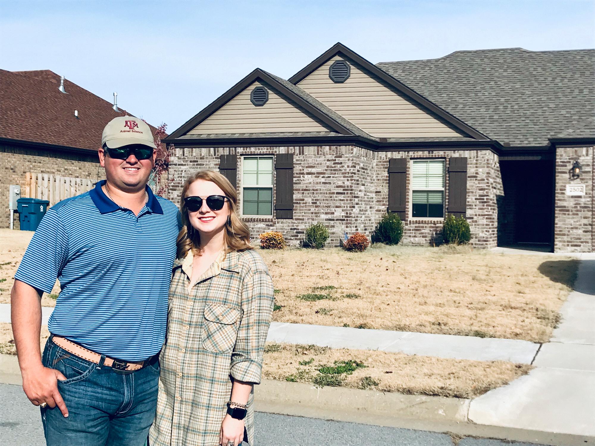 Our first home.