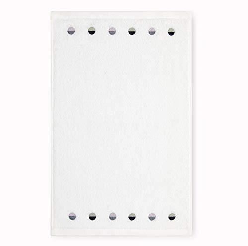 Kate Spade New York Half Dot Bath Towel, White/Navy/Turquoise