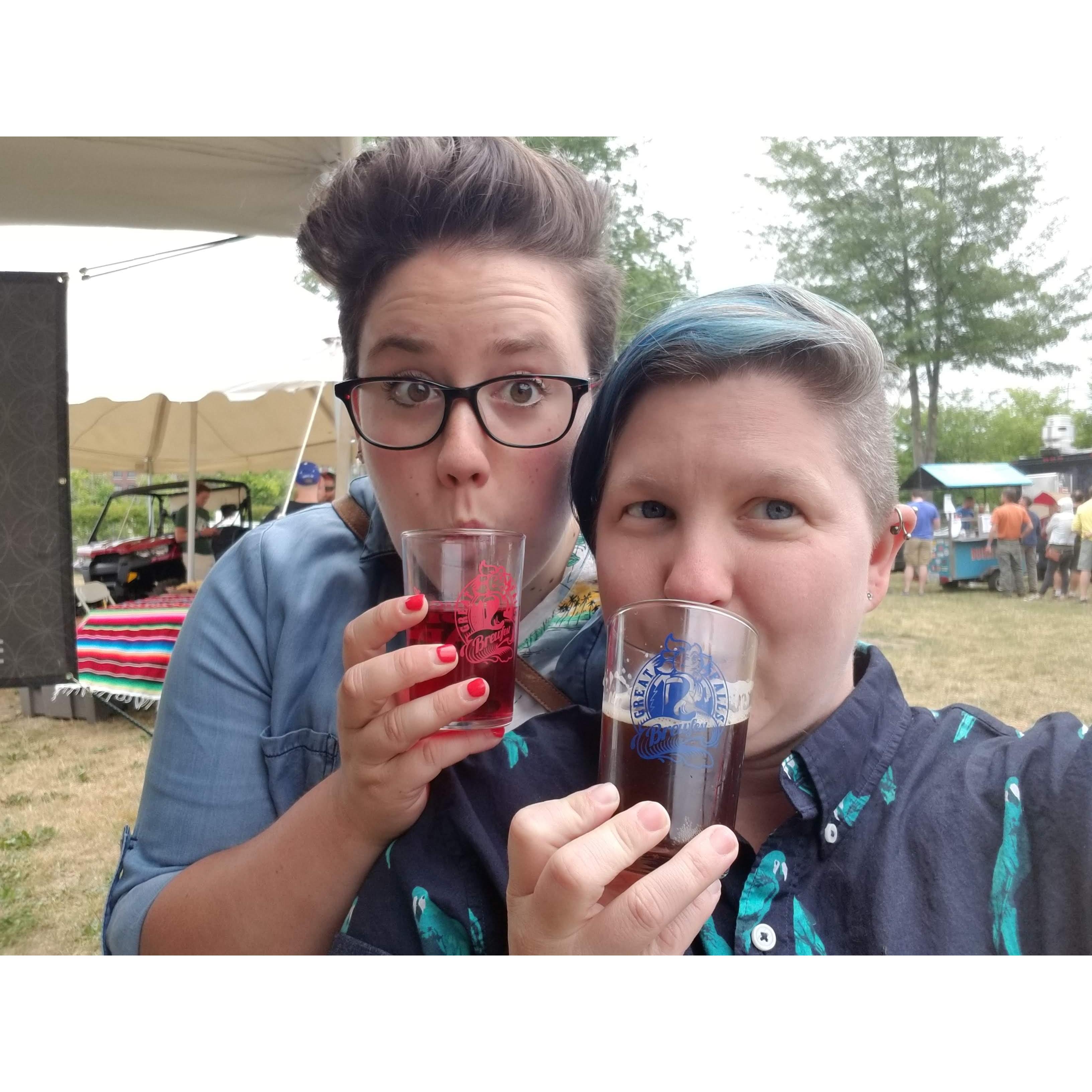 Beer festing in Maine (Summer 2018)