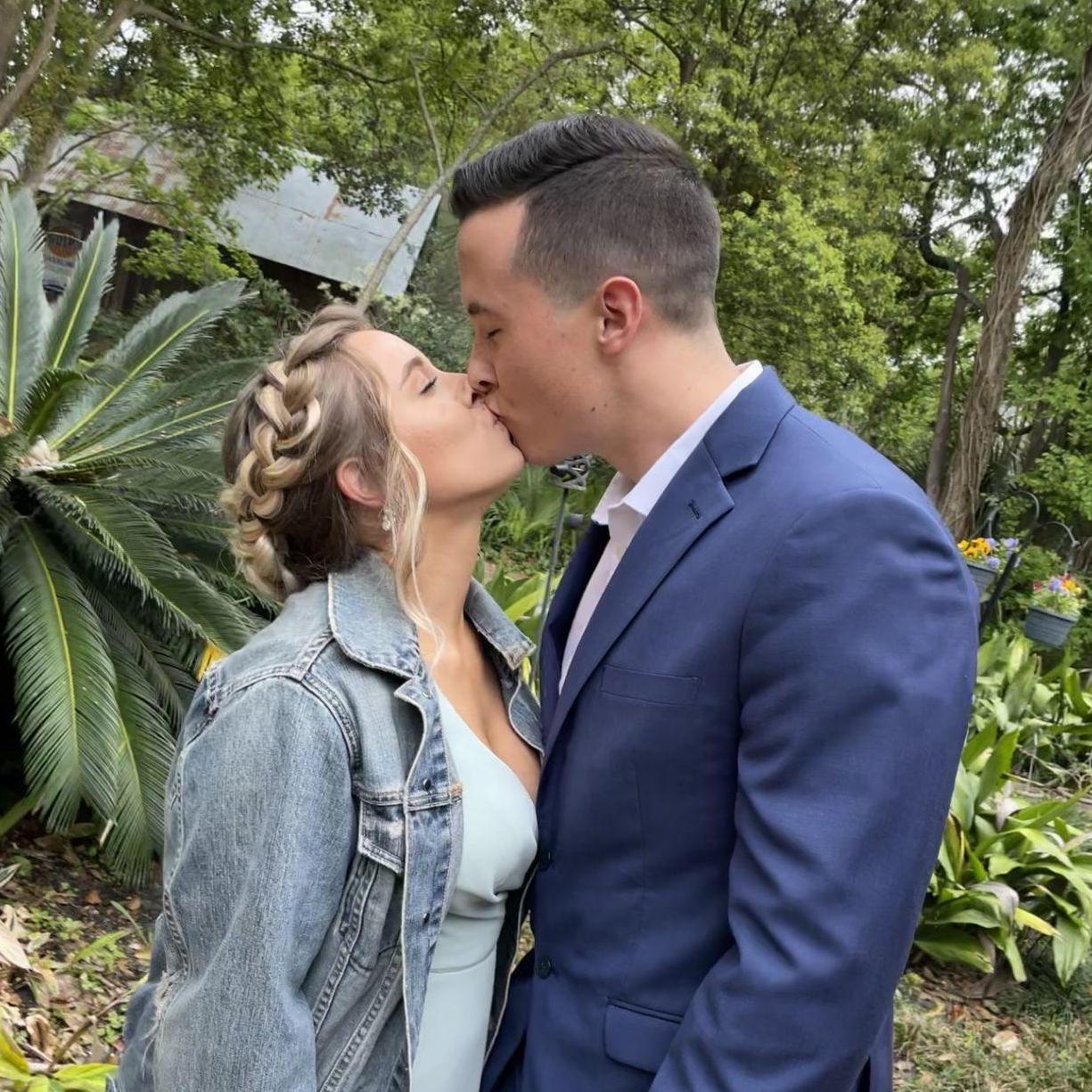 2021: First Wedding together & Hannah's favorite picture
