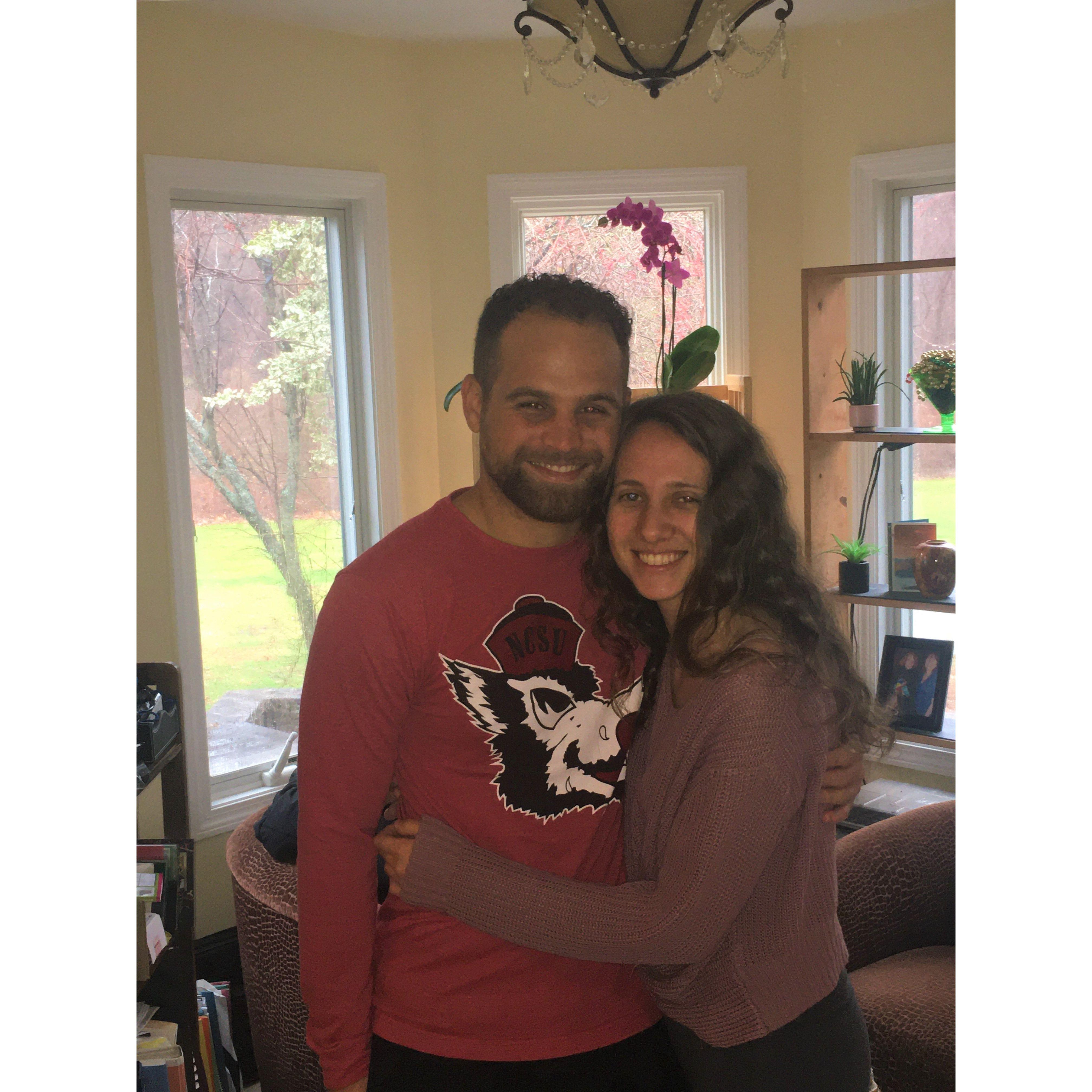 First Thanksgiving together, Natasha's house, November 2020