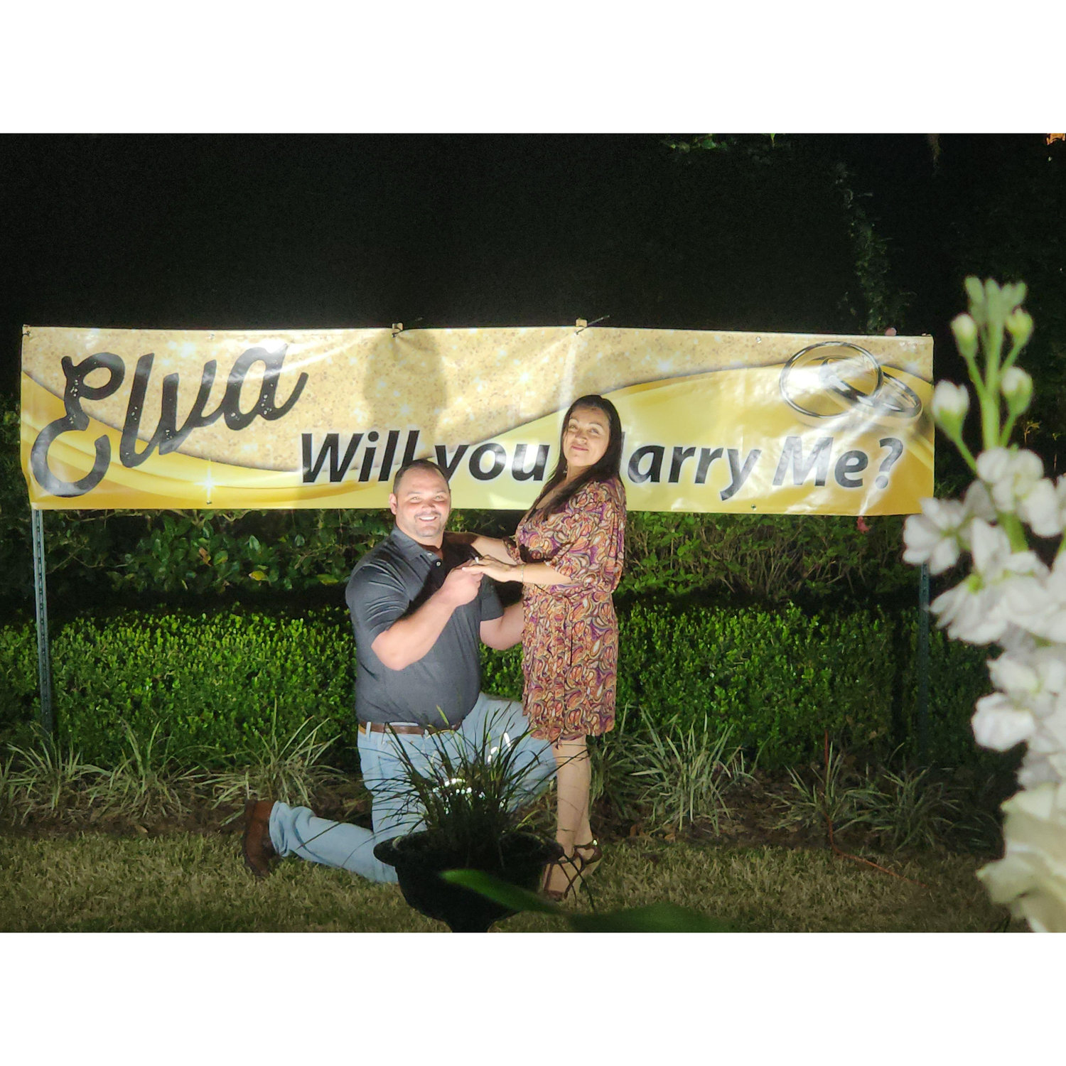 She Said Yes I will marry you!!