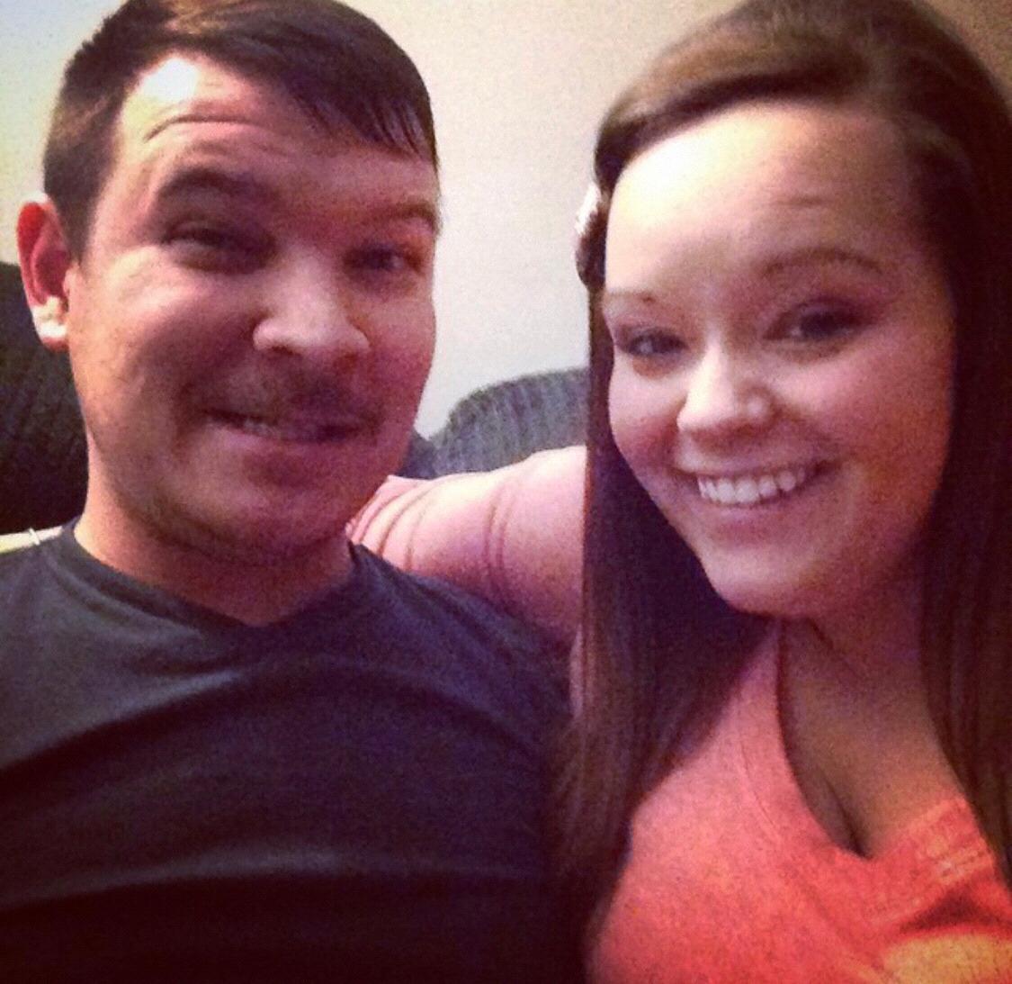 Our second date. Dinner at my apartment featuring my famous stuffed peppers.