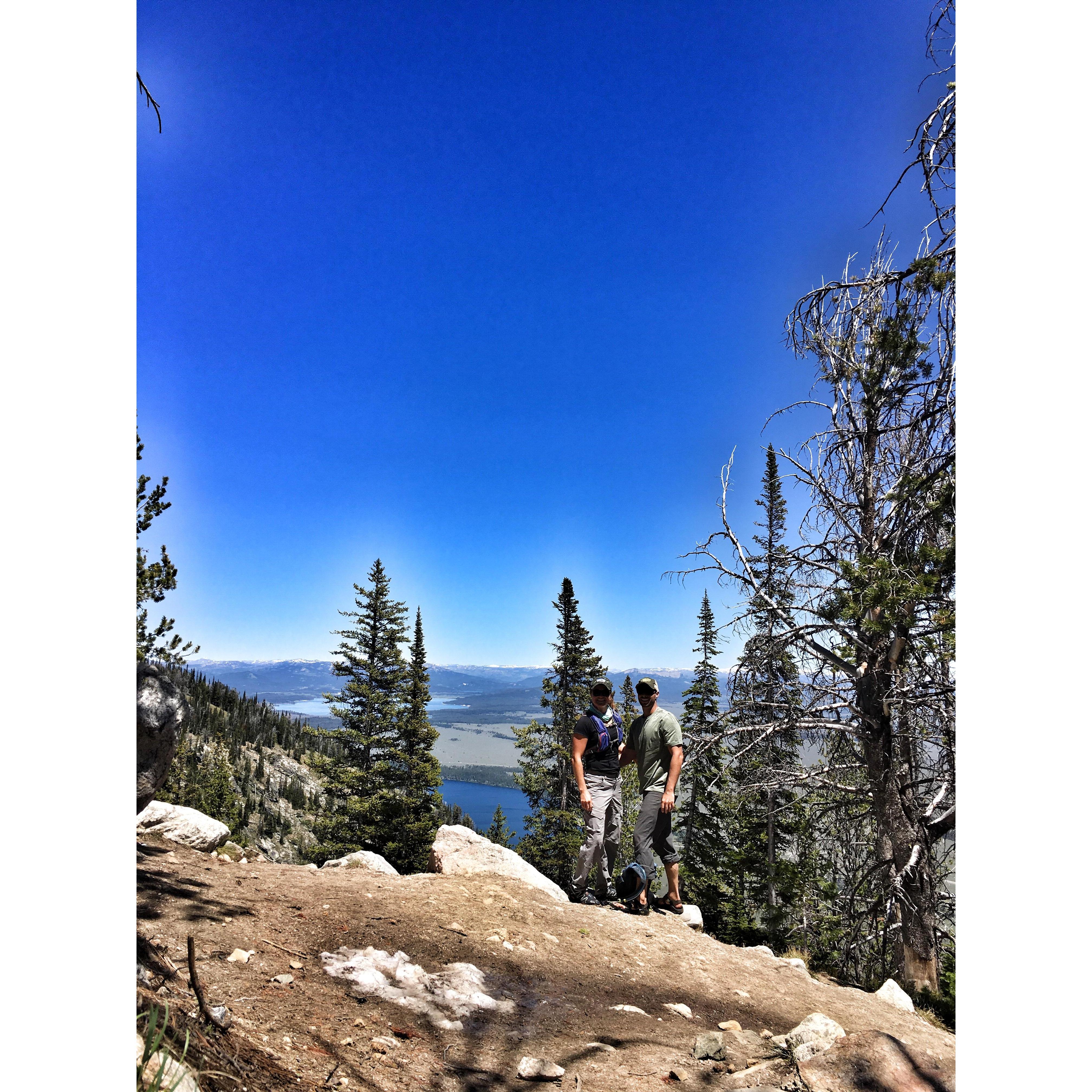 Hiking in the Tetons