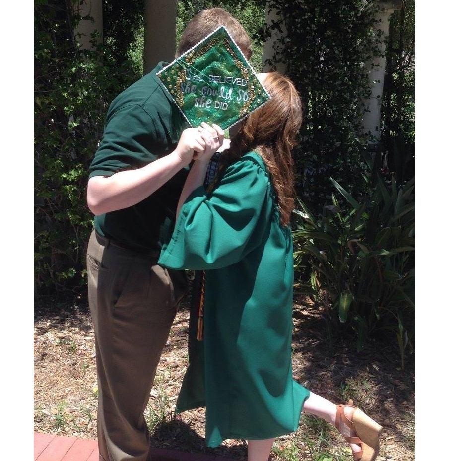 She believed in herself, but he believed in her more