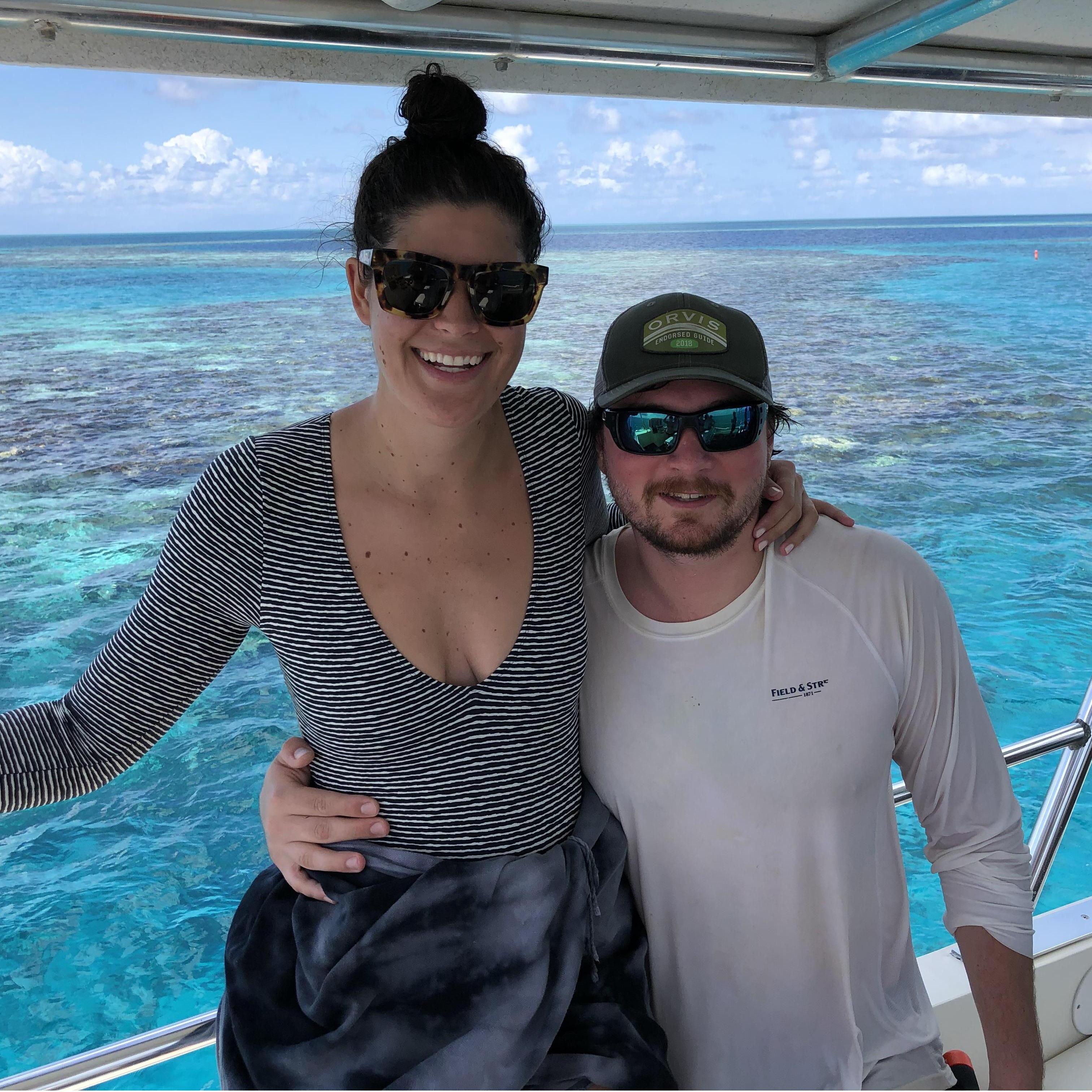 After diving the Blue Hole in Belize!