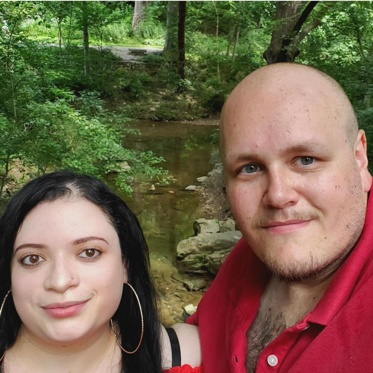 First wedding venue tour, Botanical Gardens, Asheville, NC, July 21, 2019.
