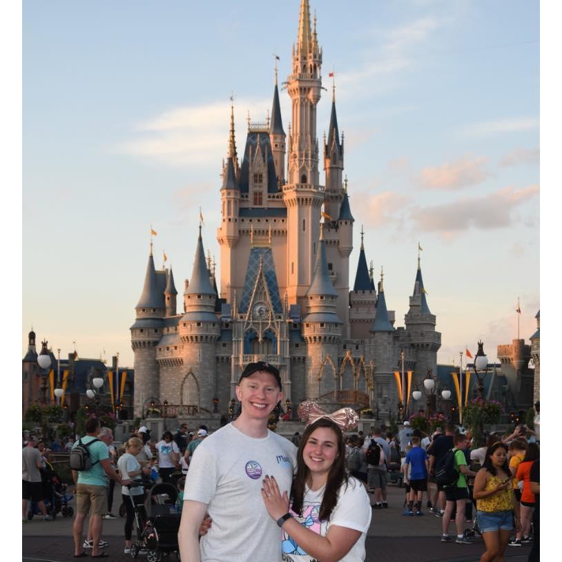 Celebrating our engagement in the Happiest Place on Earth!