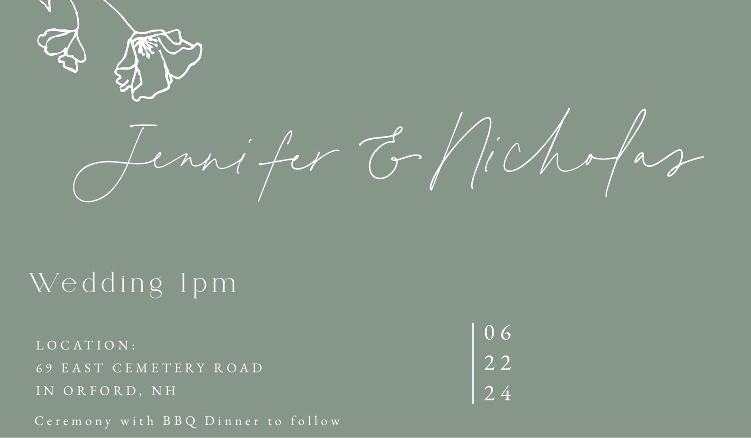 The Wedding Website of Jennifer Carter and Nicholas Kellogg