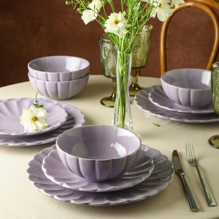 Earth & Clay, Phoenix 12-Piece Dinnerware Set, Service for 4 | Zola