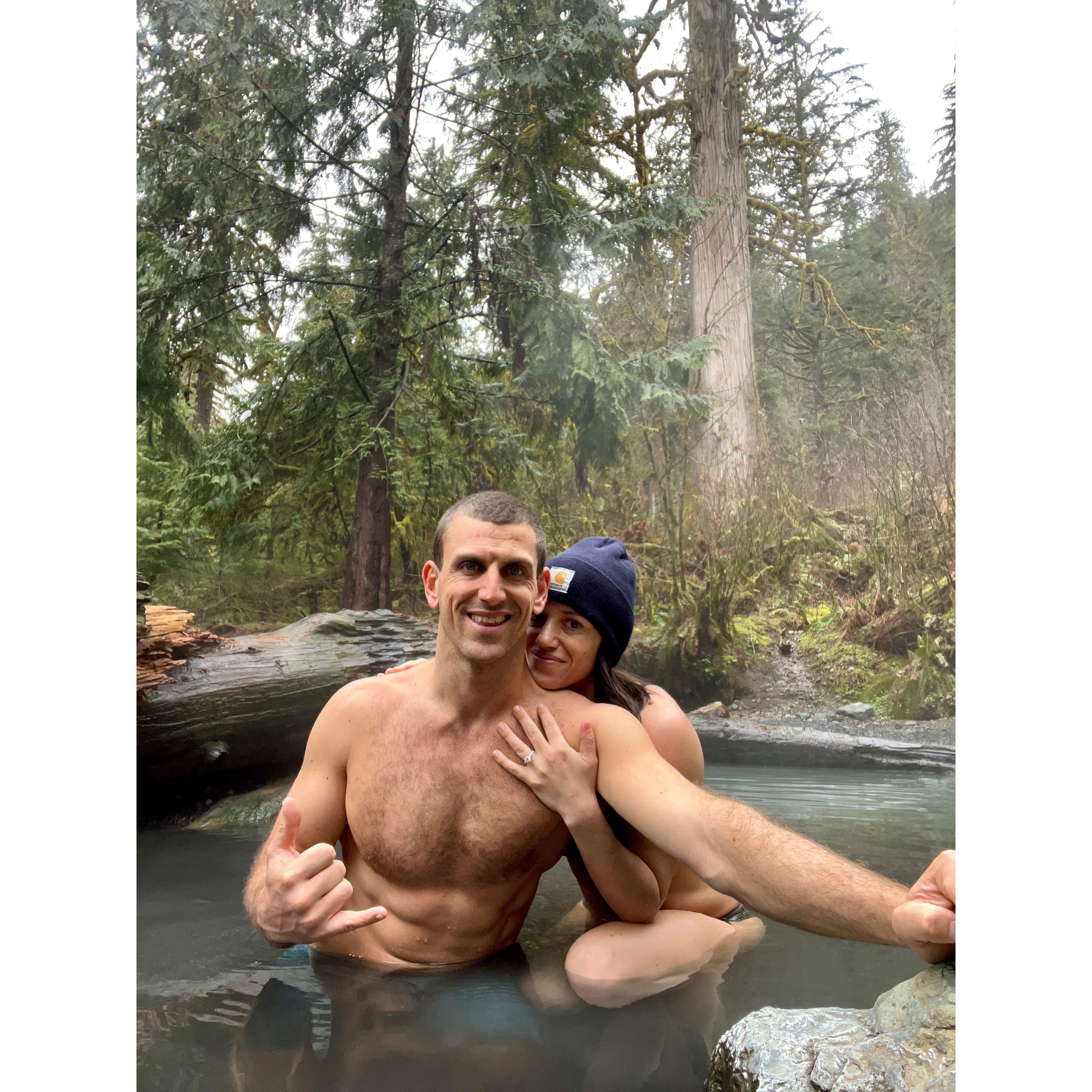 hot springs soak post engagement
