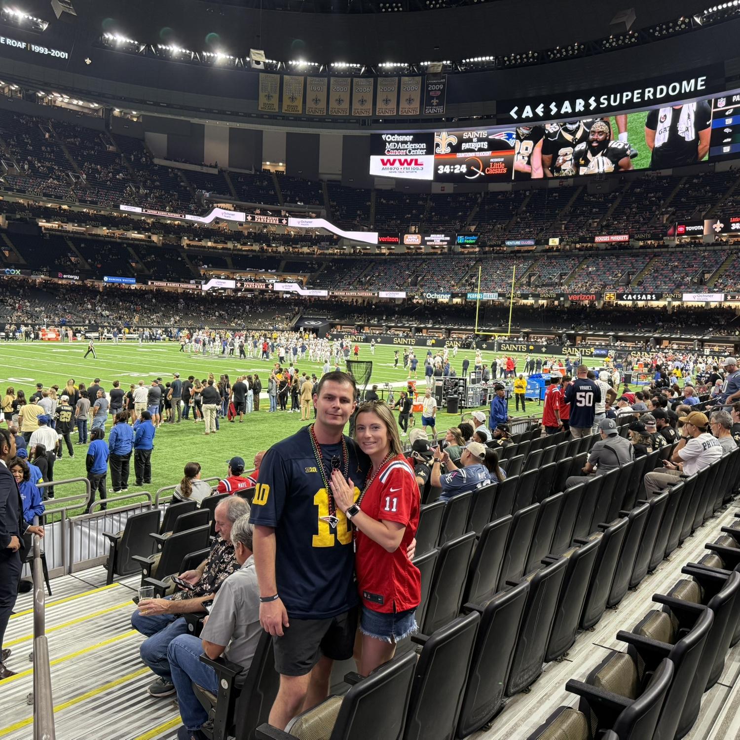 New Orleans Saints stadium 2025