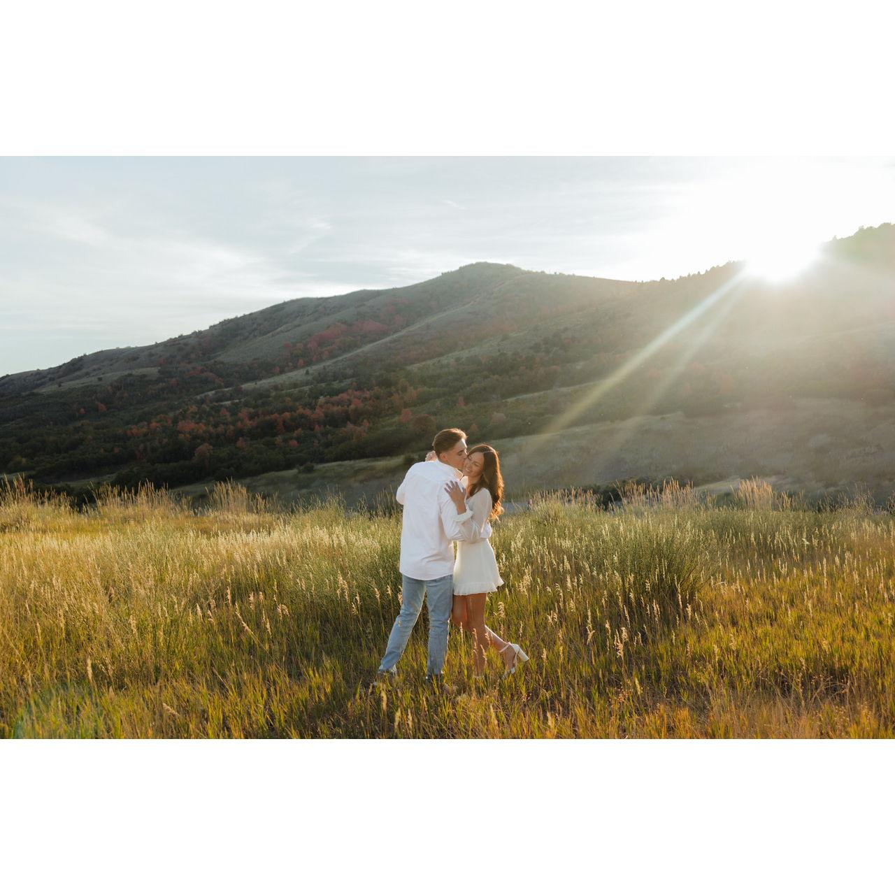 Our engagement shoot in Utah