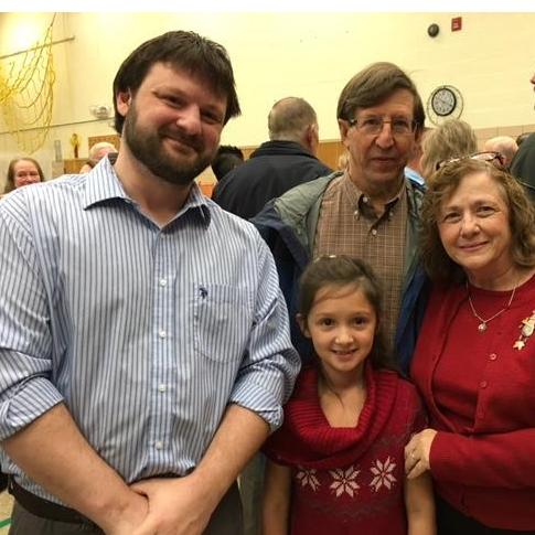Aaron with father, better know as the Saint. Mother, the light, love and woman that inspires me to be a better person. And, niece, with a very big heart full of love and care for every man and animal.