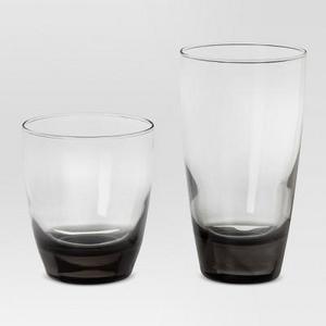 Sherbrook Glass 12pc Short and Tall Tumbler Set Smoke - Threshold™