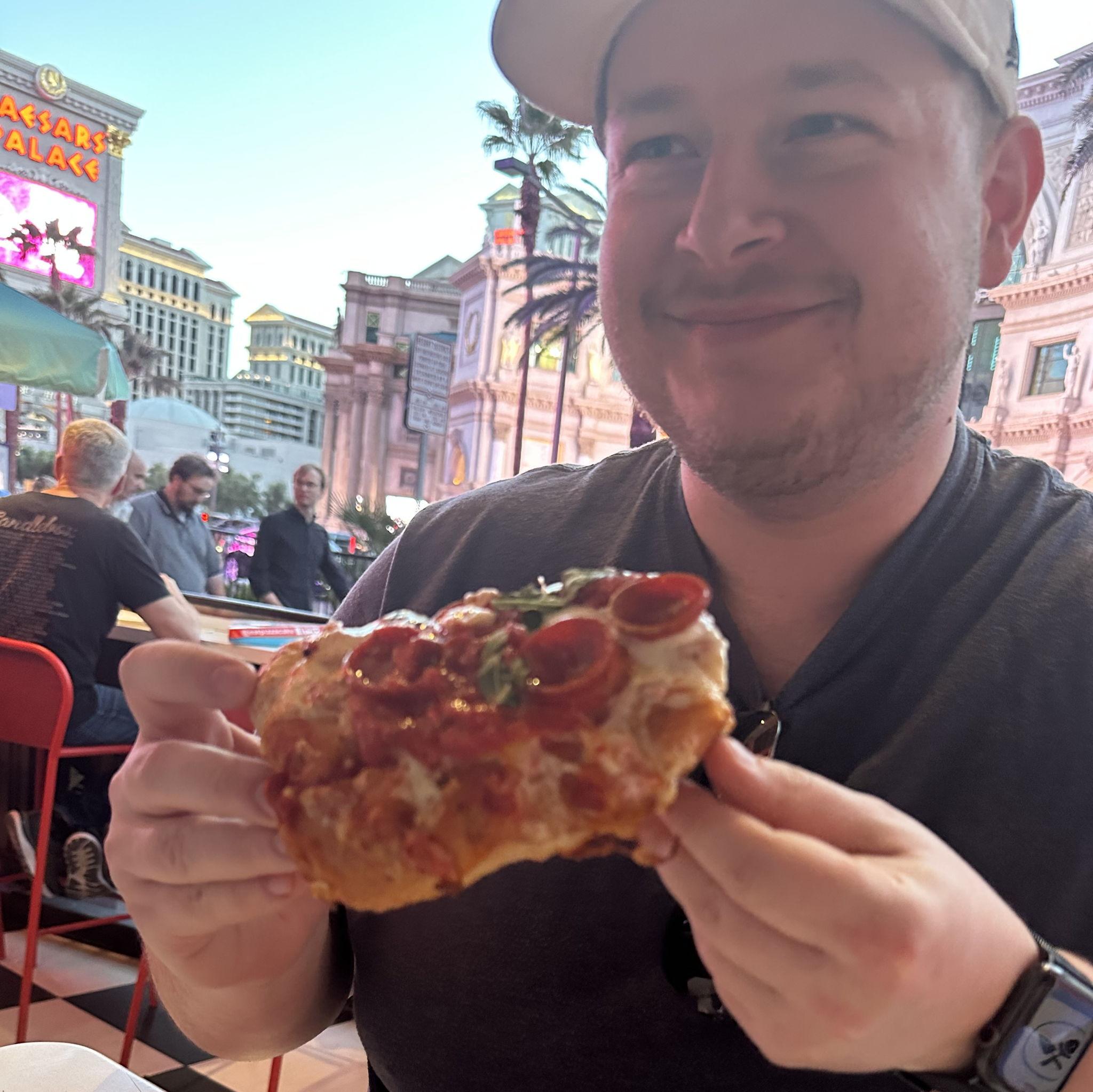 Nick in his happy place- Las Vegas April 2024