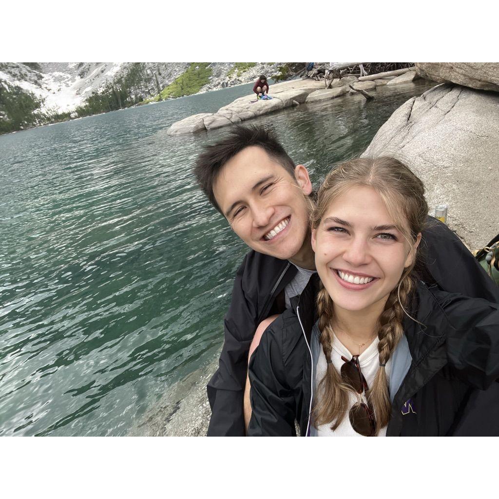 First hike together - to Colchuck Lake