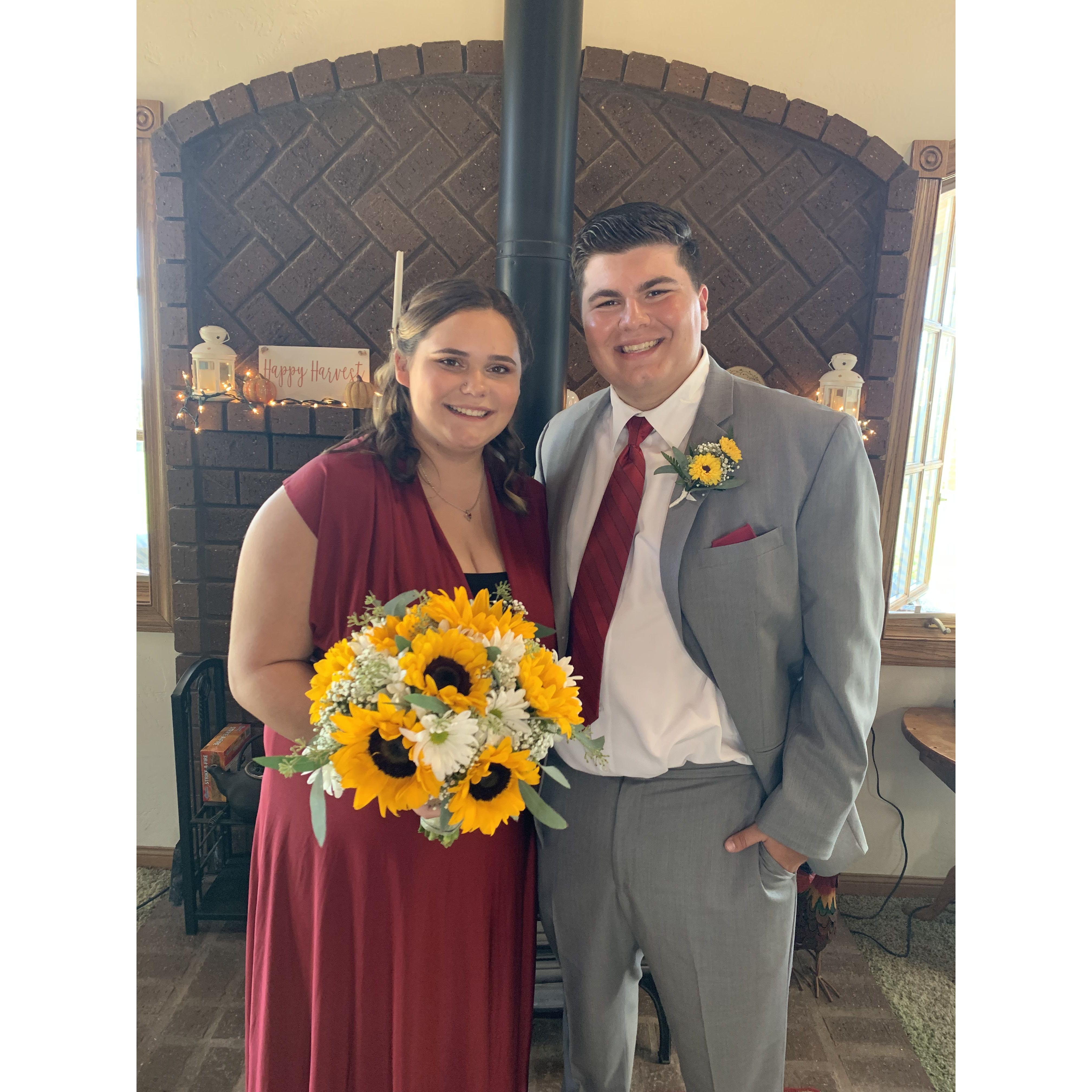 Before his sister got married