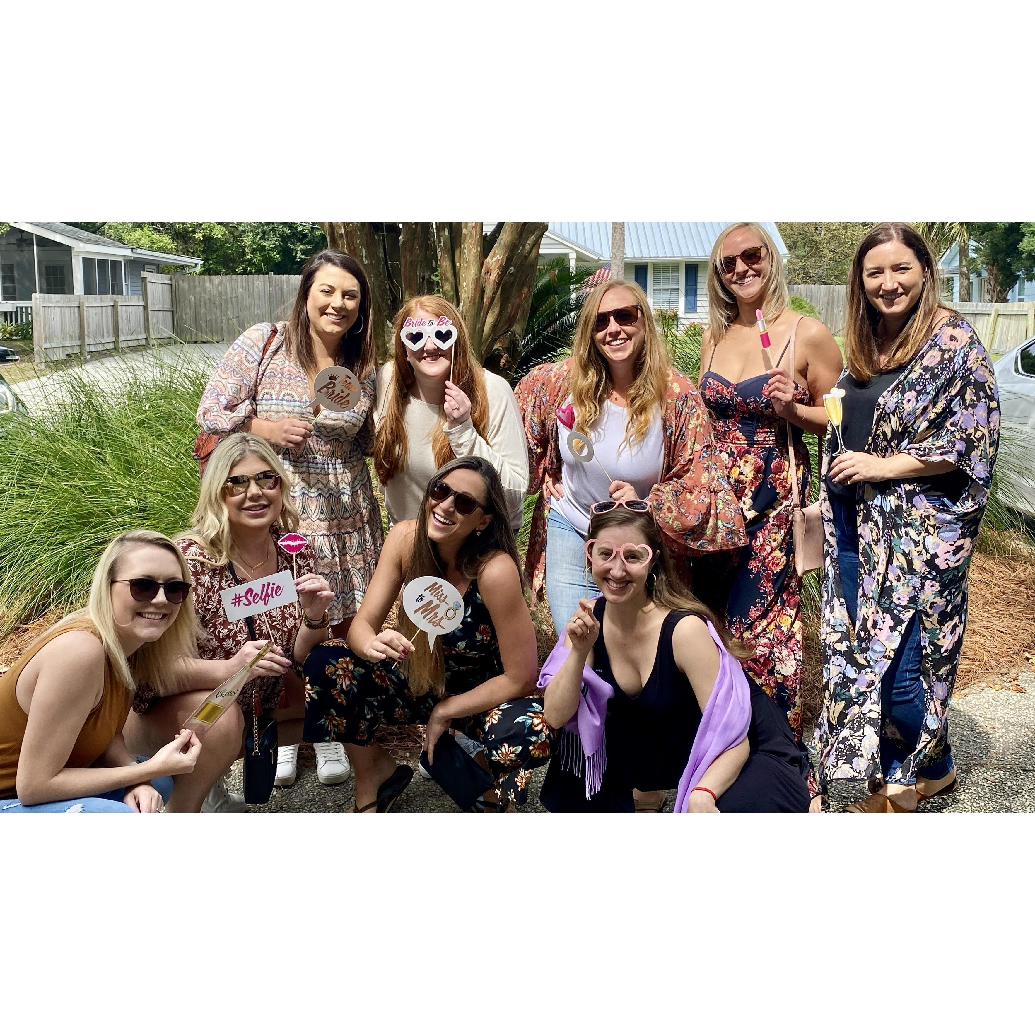 My fantastic, wonderful friends and me on my bachelorette in Charleston.