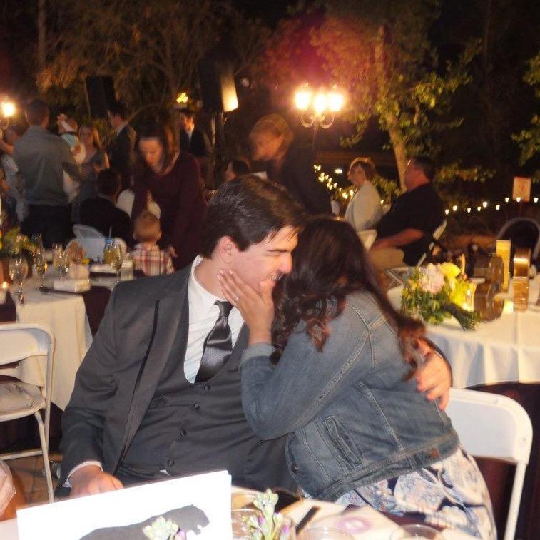 Several months before we started dating, Jack asked me to be his date to his brother's wedding where this photo was taken. Little did we know 6 years later, we would be at our OWN wedding!